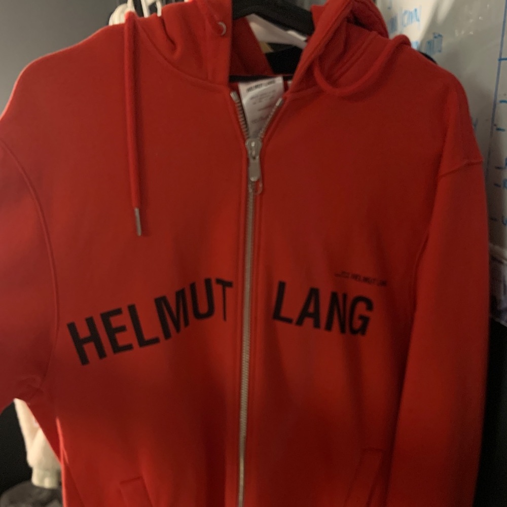 100% authentic Helmut Lang zip up hoodie